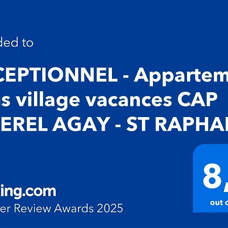 Apartmán Exceptionnel - Dans Village Cap Esterel Agay - St Raphael *